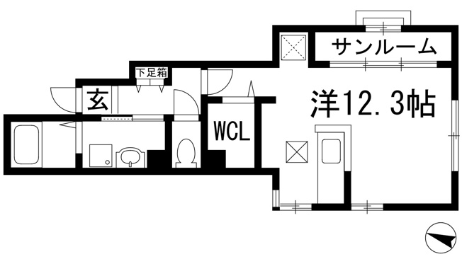【間取り】 | エクレール古結6