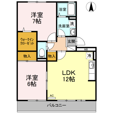 【間取り】 | セジュール田中