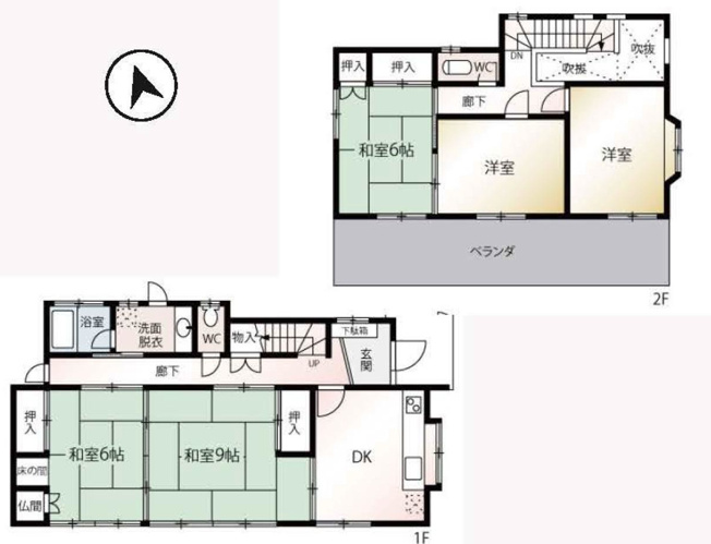 【間取り】 | 5DKは、ダイニングキッチンと5つの居室がある間取り。非常に大人数のご家庭や、二世帯住宅、または複数人でのシェアハウスなどに最適。食事スペースとくつろぎの場を分け、個室も十分で確保快適に過ごせますよ。