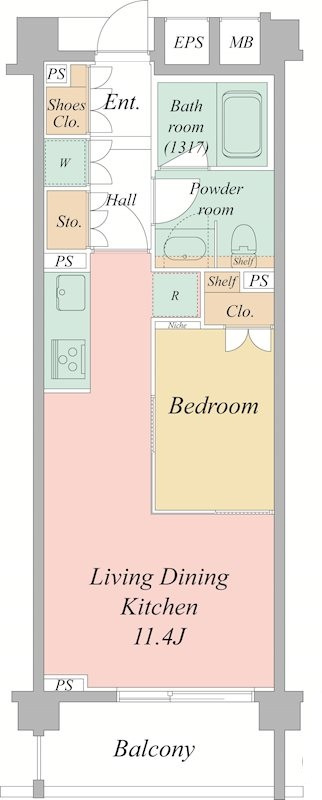 小田急コアロード目白 の間取り|間取りです。