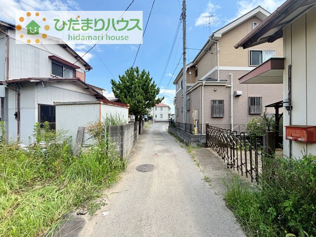 【前面道路含む現地写真】 | 土浦市小松第7　新築戸建　4号棟 | 8月7日撮影