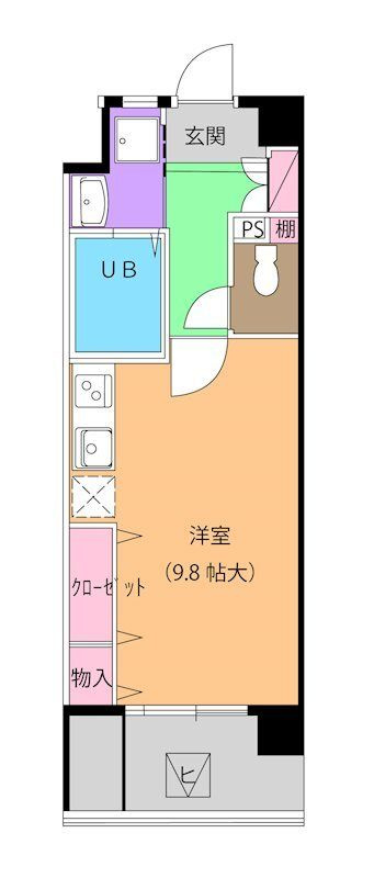 グラシア武蔵中原の間取り