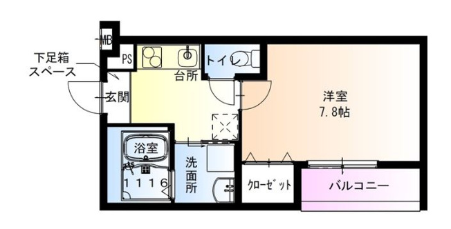 【間取り】 | フジパレス泉大津駅西