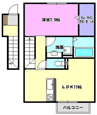 アロマレジデンス松ヶ丘の間取り