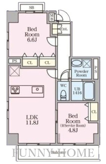 【間取り】 | THE MANOR EXELSIOR