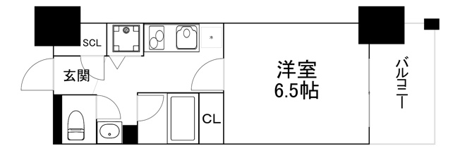 【間取り】 | アスヴェル阿波座BLUE EARTH