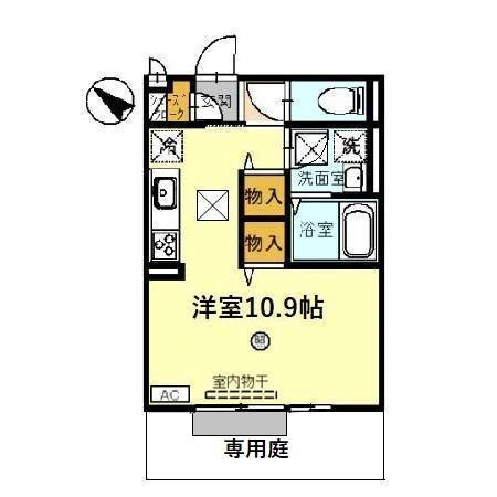セジュール天満の間取り