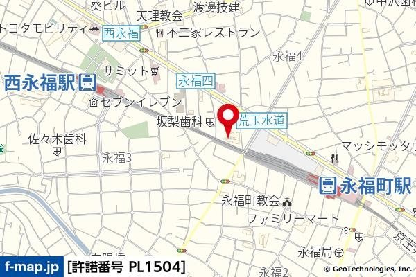 日神パレス永福町の地図