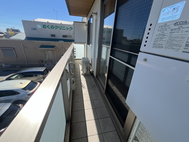 シャーメゾンオリーブのバルコニー