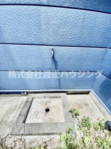 杭瀬寺島1丁目一戸建のその他|バルコニー（庭）には水道があります。