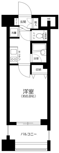 コンシェリア・デュー代々木公園の間取り