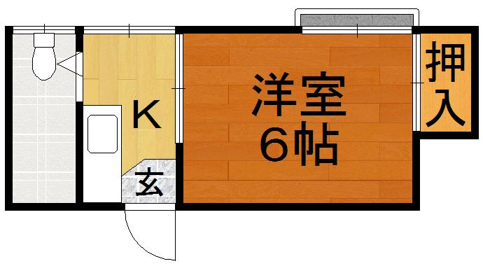 杉並区大宮１丁目のアパートの間取り