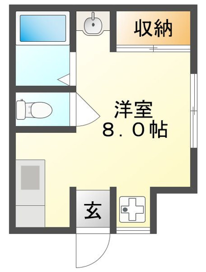 【間取り】 | レジデンス伊島A棟