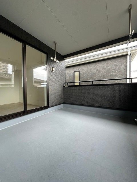 クレイドルガーデン久留米市津福今町第8のバルコニー|陽当たり良好なバルコニーです♪