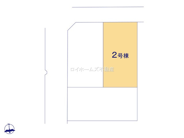 【区画図】 | 弥富市五之三川平３丁目53『仲介料無料』新築戸建て | 2号棟