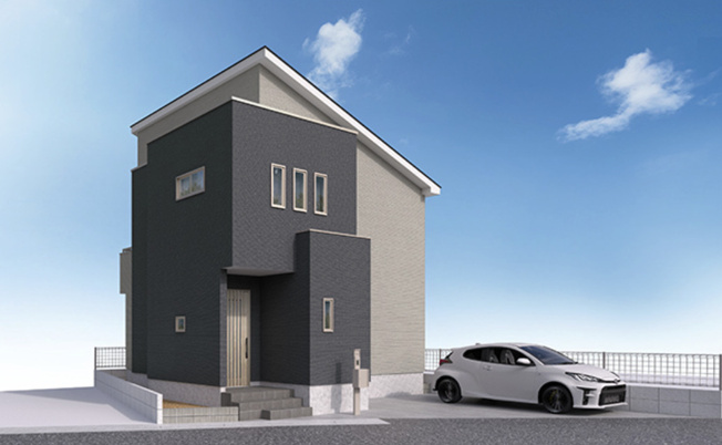 【完成予想図】 | 熊谷市原島　いろどりアイタウン　新築戸建　全1棟　