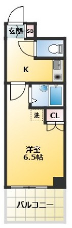 アスパ小石川の間取り|間取りです。