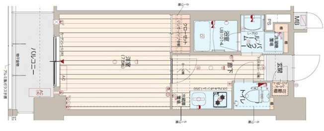 【間取り】 | アスヴェル阿波座BLUE EARTH