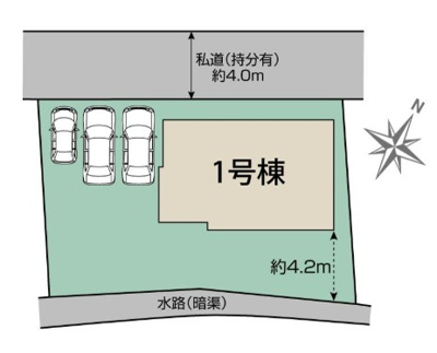 【区画図】 | blooming garden鴻巣市松原4丁目　新築住宅