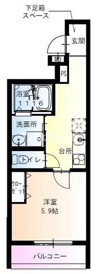 【間取り】 | フジパレス城北公園通V番館