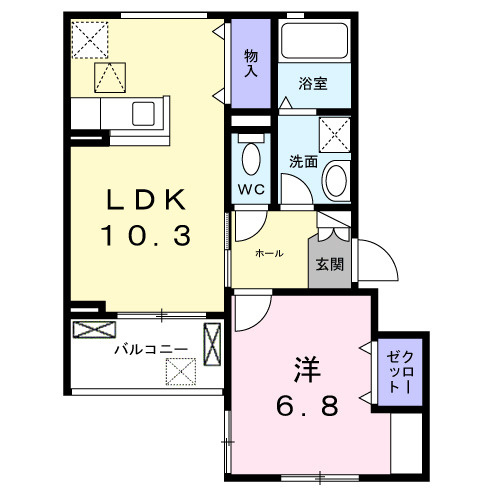 プレミール京都の間取り
