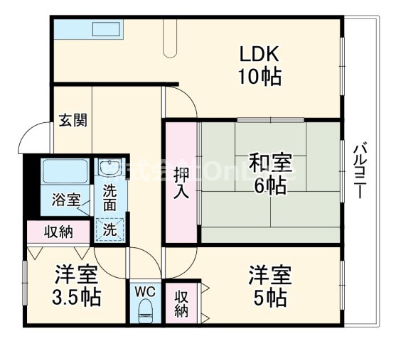 【間取り】 | アルカサール美園