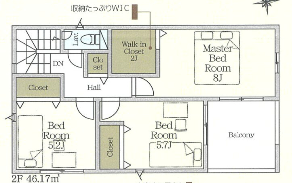 沼津市西間門第１０　全３棟　３号棟の間取り