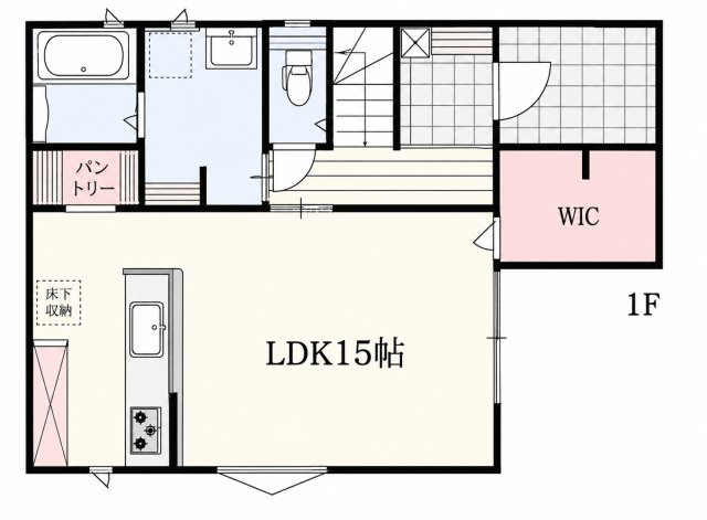 川越市南大塚4丁目　7号棟の間取り|1F