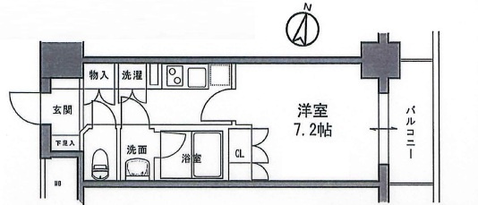 クオリア小石川の間取り