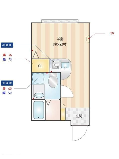 Ｍａｉｓｏｎ　ｄｅ　ＣｉＥＬ　Ⅴの間取り|間取りです。