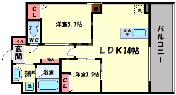 グランマーレ小路駅前の間取り|グランマーレ小路駅前　間取り