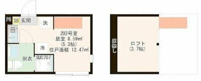 ハレテラス平和台の間取り
