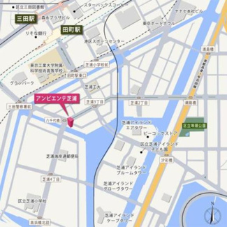 【地図】 | アンビエンテ芝浦