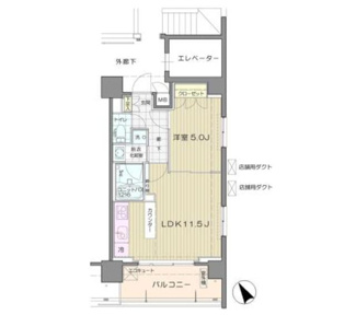 【間取り】 | アンビエンテ芝浦