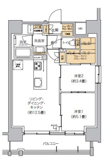 【間取り】 | リビオメゾン芝浦