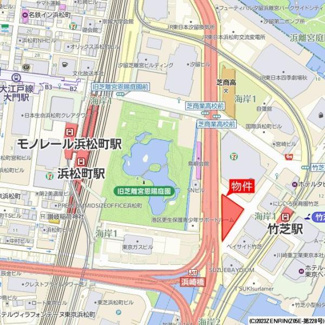 【地図】 | Ｂｒｉｌｌｉａ　Ｔｏｗｅｒ　浜離宮