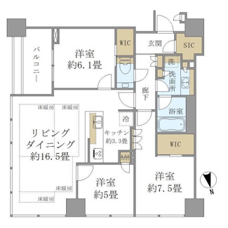 【間取り】 | 白金ザ・スカイ東棟