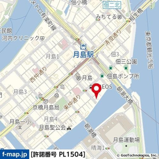 【地図】 | クレイス月島キャナルフロント