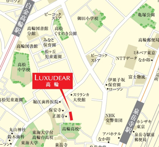 【地図】 | ラグディア高輪