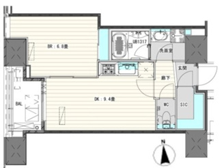 【間取り】 | Ｗｈｉｔｅ　Ｔｏｗｅｒ　Ｈａｍａｍａｔｓｕｃｈｏ