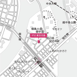 【地図】 | ＩＰＳＥ東京月島