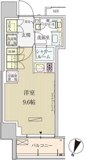 【間取り】 | パークアクシス赤坂見附