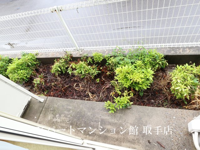 レオパレスラーク取手のバルコニー