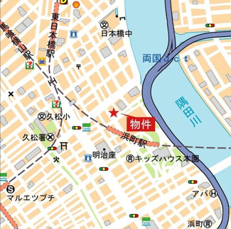 【地図】 | リビオメゾン日本橋浜町公園