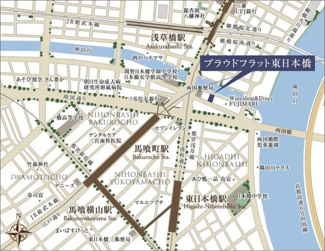 【地図】 | プラウドフラット東日本橋