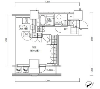 【間取り】 | パークキューブ愛宕山タワー