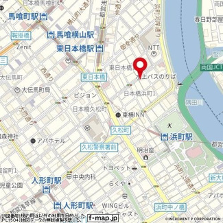【地図】 | アスコットパーク日本橋浜町ＢＩＳＩＫＩ