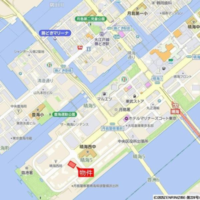 【地図】 | ＨＡＲＵＭＩ　ＦＬＡＧ　ＰＡＲＫ　ＶＩＬＬＡＧＥ　Ｔ棟