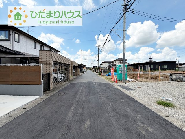 【前面道路含む現地写真】 | 常総市水海道諏訪町第3　新築戸建　2号棟 | 8月7日撮影