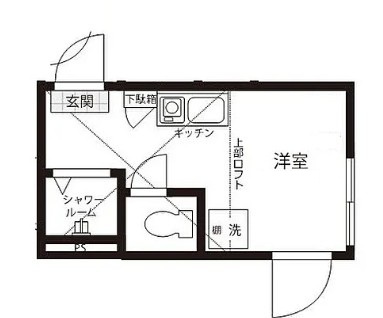 ルミナ池袋　の間取り|間取りです。